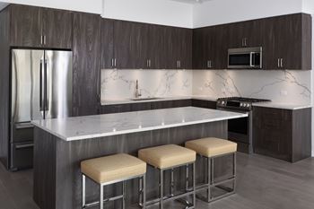 Premium Bosch stainless steel appliance package w/gas range